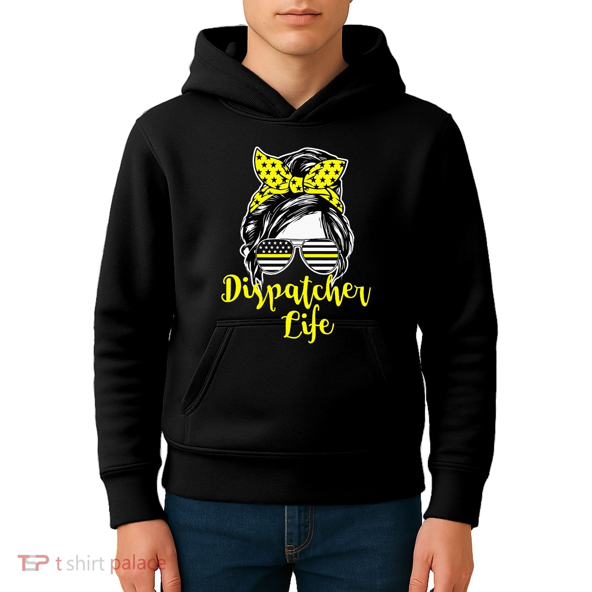 911 Dispatcher Life Female Operator Emergency Kids Hoodie
