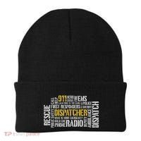 911 Dispatcher Rescue Dispatch EMS Police First Responder Beanie thumb 0