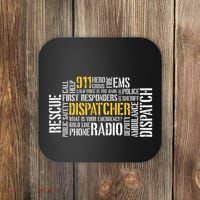 911 Dispatcher Rescue Dispatch EMS Police First Responder Coaster thumb 0