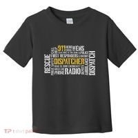 911 Dispatcher Rescue Dispatch EMS Police First Responder Toddler T-Shirt thumb 0