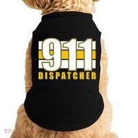 911 Dispatcher Thin Gold Line Doggie Tank thumb 0