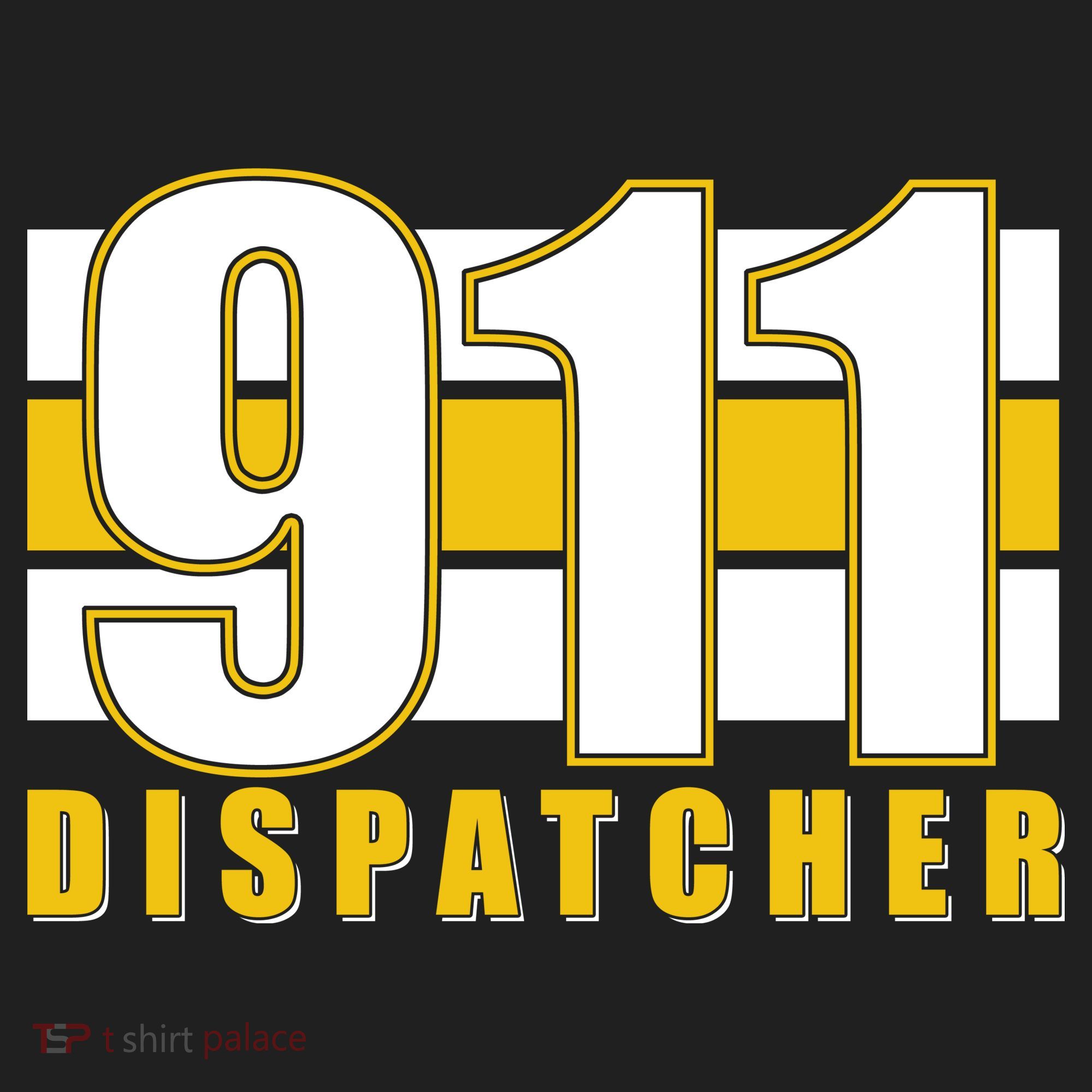 911 Dispatcher Thin Gold Line Hat