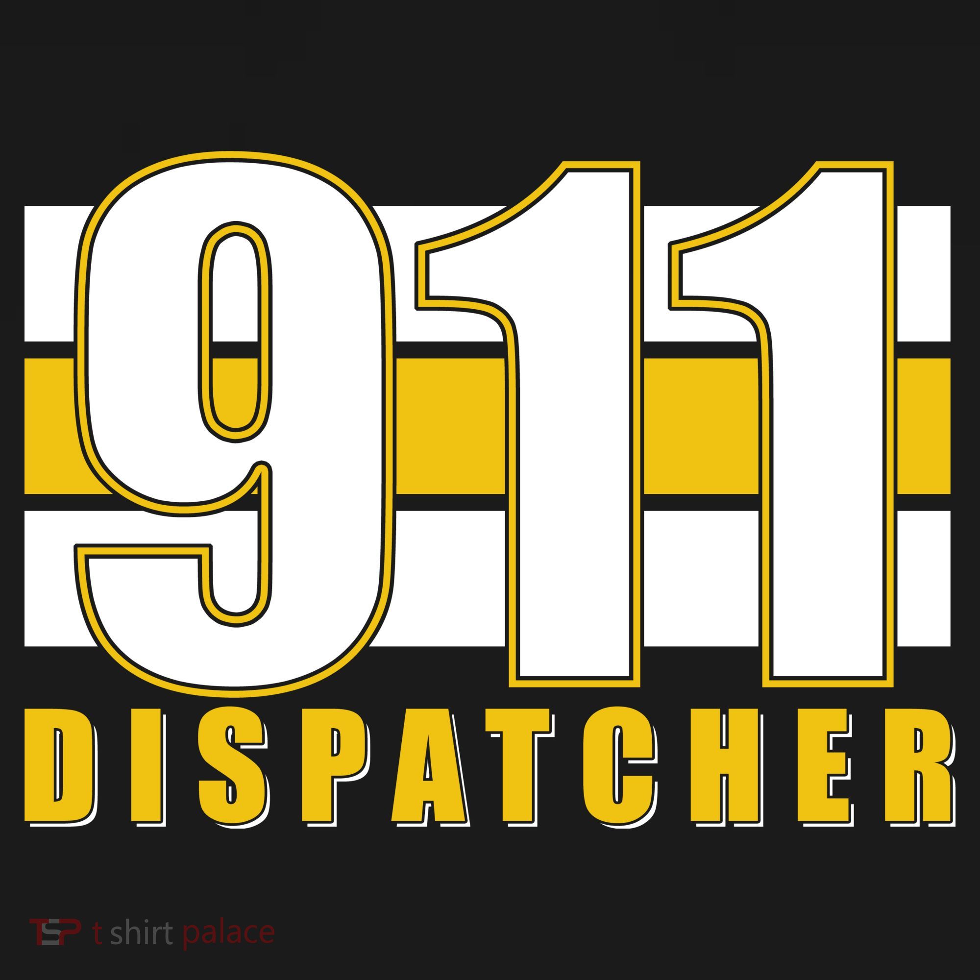 911 Dispatcher Thin Gold Line Toddler Hoodie
