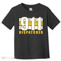 911 Dispatcher Thin Gold Line Toddler T-Shirt thumb 0
