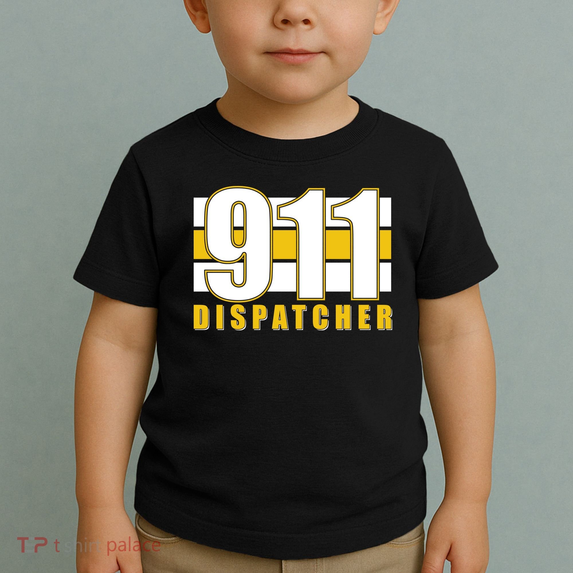 911 Dispatcher Thin Gold Line Toddler T-Shirt