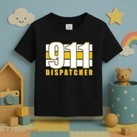911 Dispatcher Thin Gold Line Toddler T-Shirt thumb 3