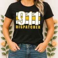 911 Dispatcher Thin Gold Line Women's T-Shirt thumb 2