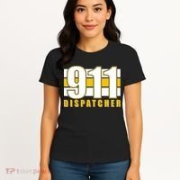 911 Dispatcher Thin Gold Line Women's T-Shirt thumb 4