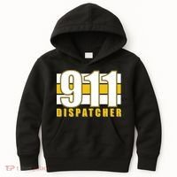 911 Dispatcher Thin Gold Line Kids Hoodie thumb 0