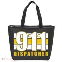 911 Dispatcher Thin Gold Line Tote Bag thumb 0