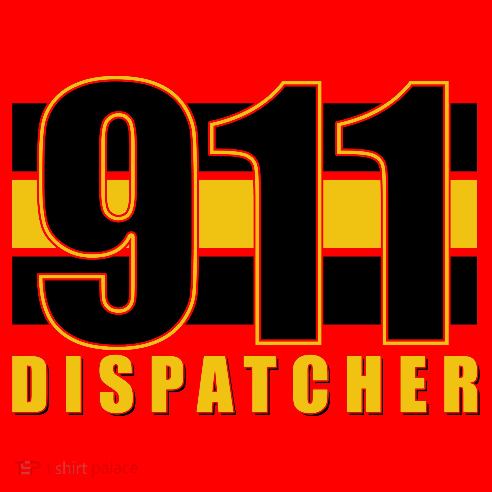 911 Dispatcher Thin Gold Line Santa Hat