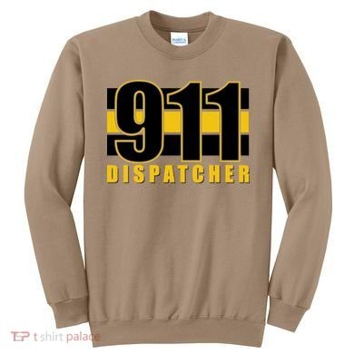 911 Dispatcher Thin Gold Line Sweatshirt