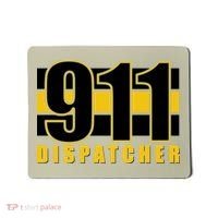 911 Dispatcher Thin Gold Line Mousepad thumb 0
