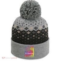 911 Dispatcher US Flag Emergency Dispatcher The Baniff Cuffed Pom Beanie thumb 0