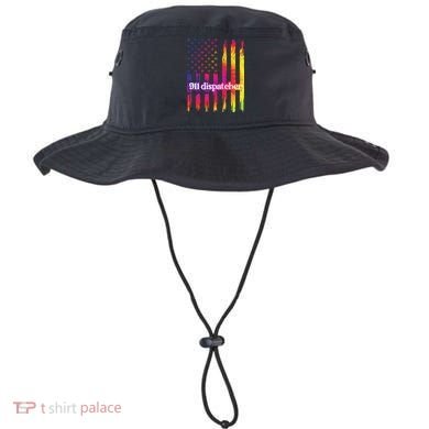 911 Dispatcher US Flag Emergency Dispatcher Bucket Hat
