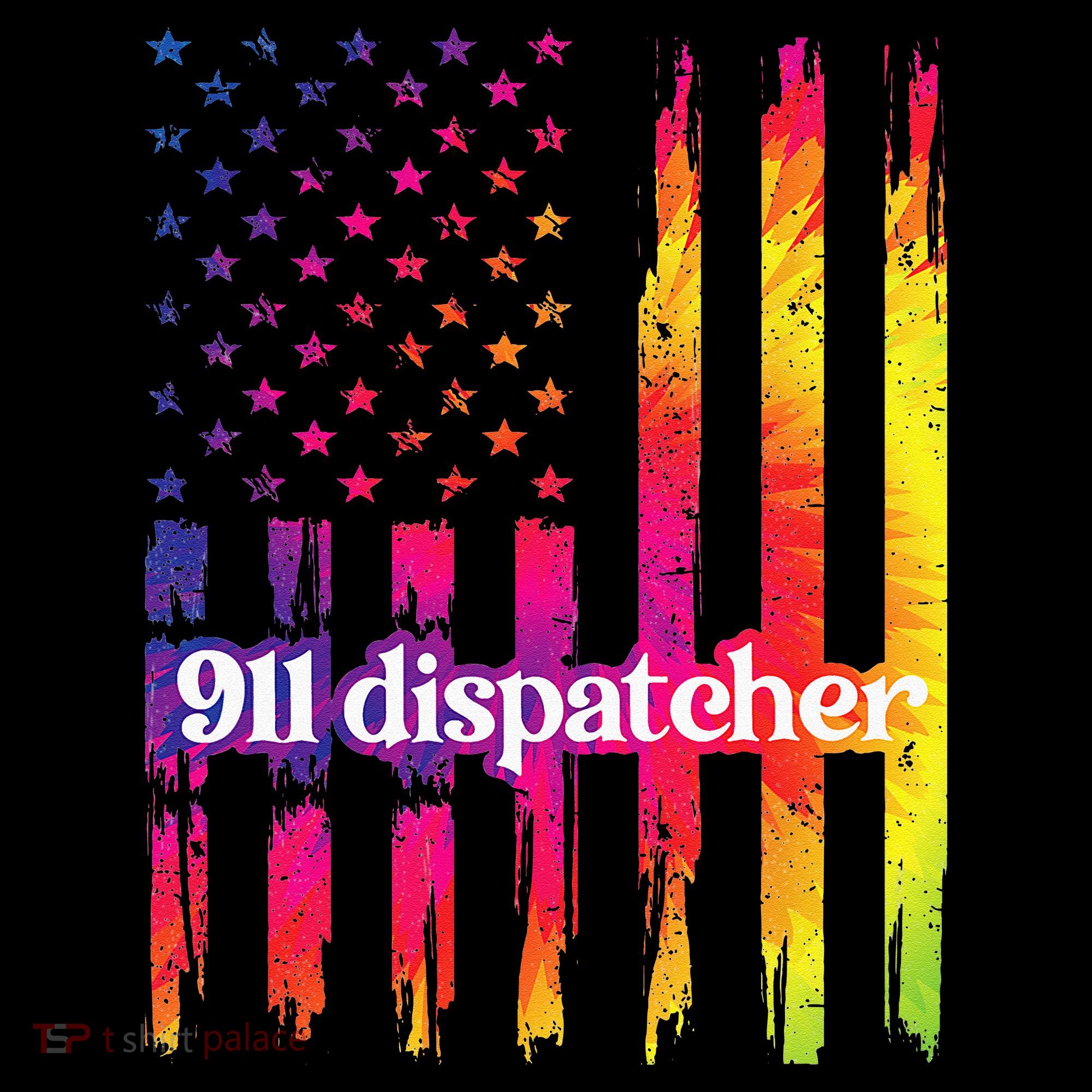 911 Dispatcher US Flag Emergency Dispatcher Women's Hoodie