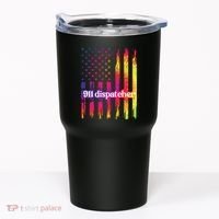 911 Dispatcher US Flag Emergency Dispatcher Tumbler thumb 0