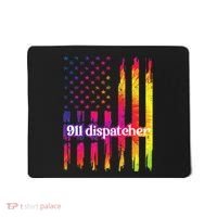911 Dispatcher US Flag Emergency Dispatcher Mousepad thumb 0