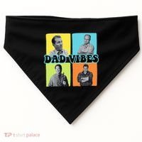 90’S Dad Vibes Funny Dad Life FatherS Day USA-Made Doggie Bandana thumb 0