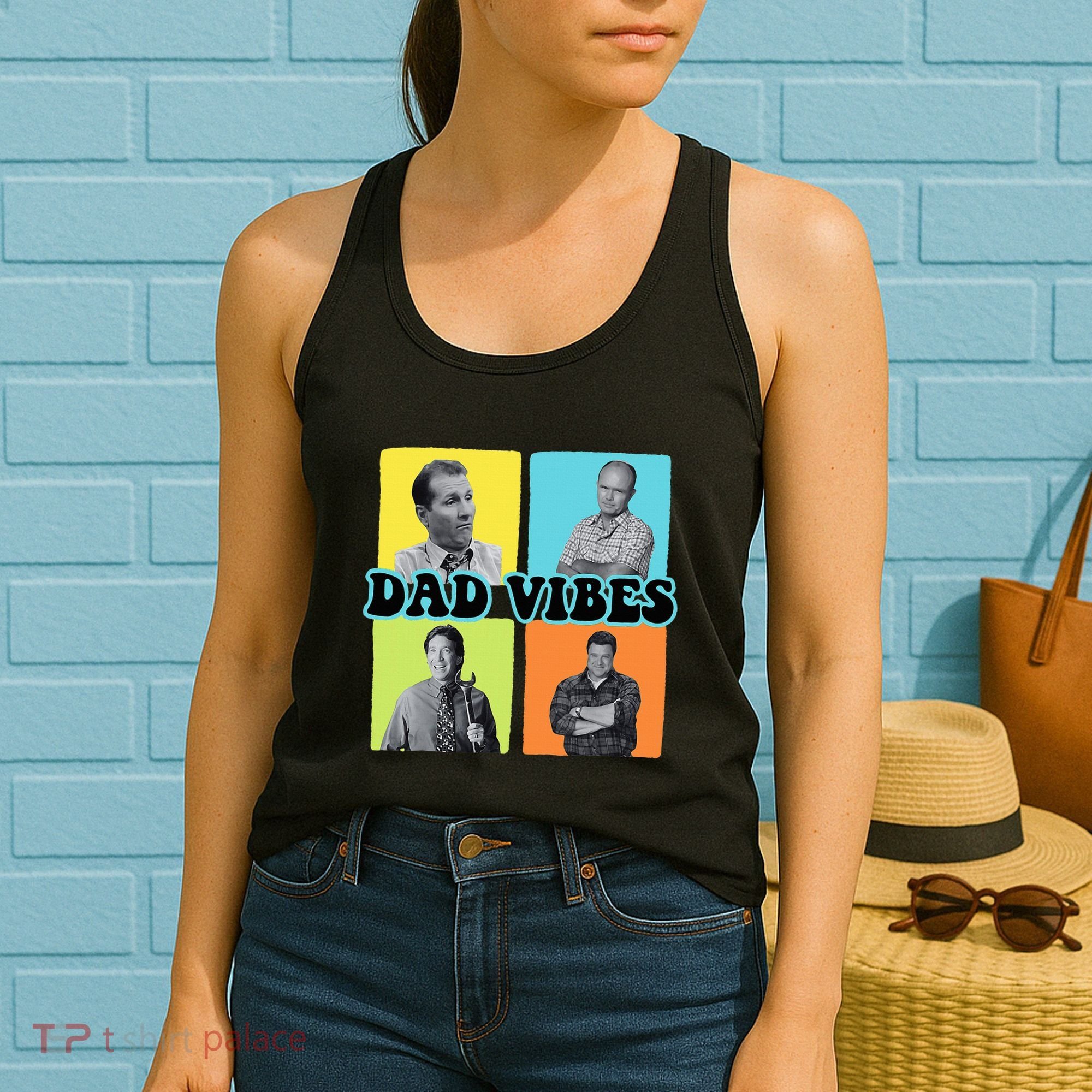 90’S Dad Vibes Funny Dad Life FatherS Day Women's Tank Top