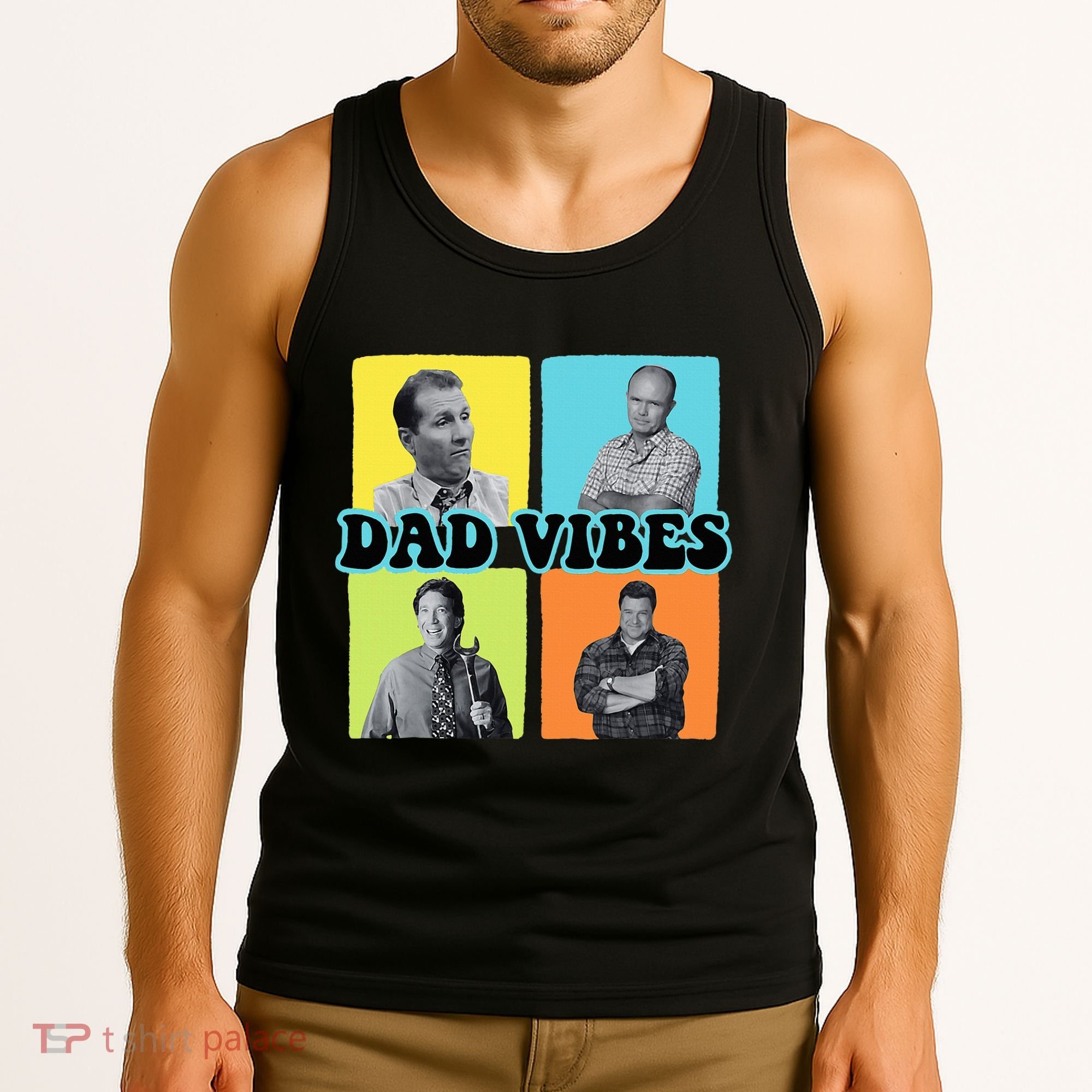 90’S Dad Vibes Funny Dad Life FatherS Day Tank Top