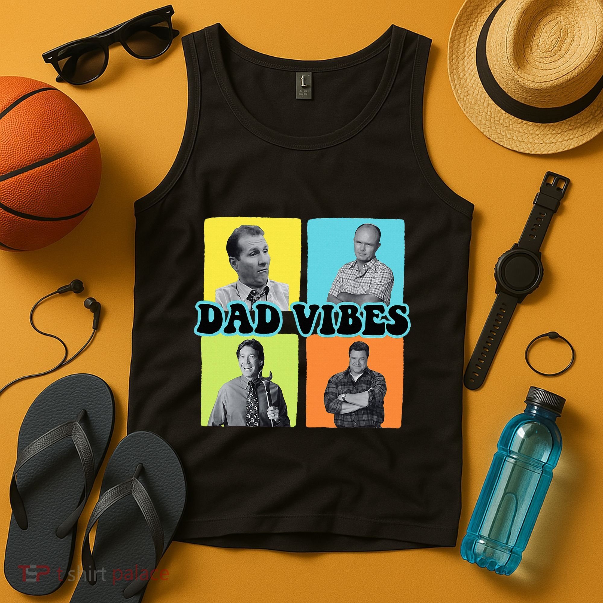 90’S Dad Vibes Funny Dad Life FatherS Day Tank Top