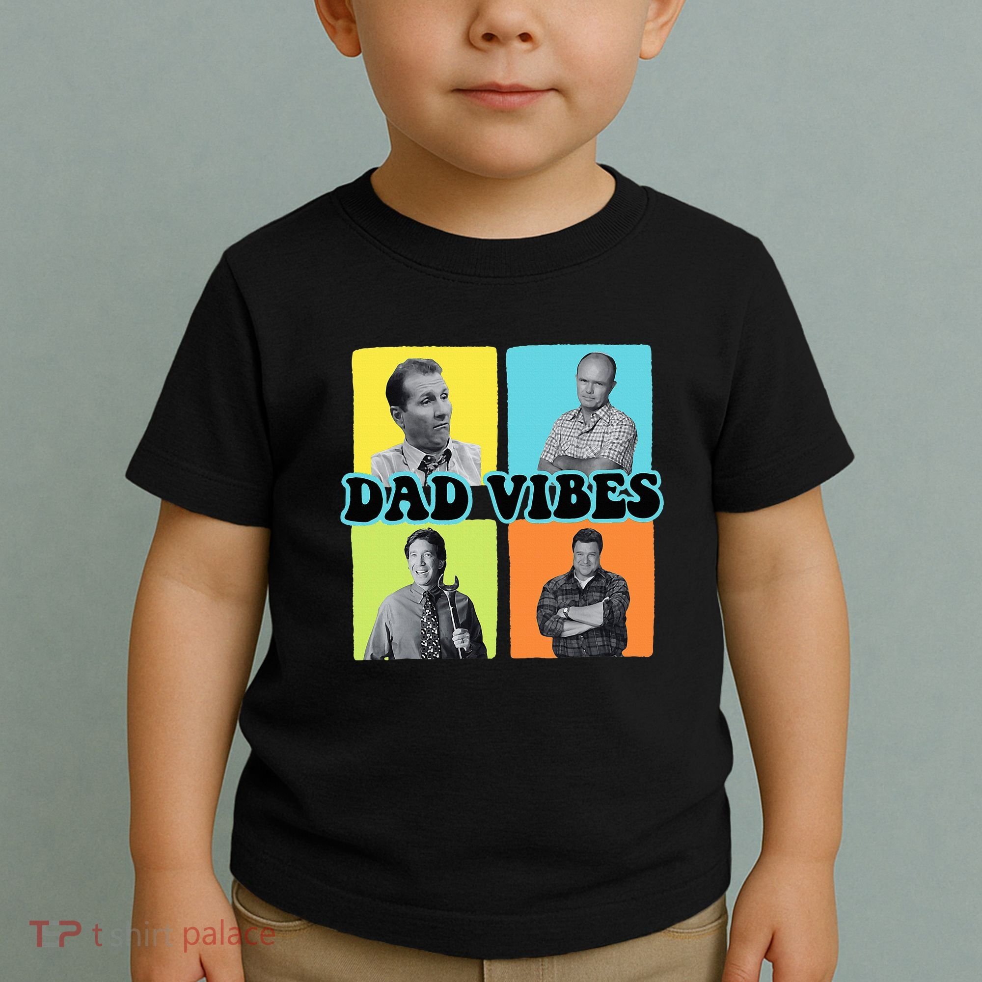 90’S Dad Vibes Funny Dad Life FatherS Day Toddler T-Shirt