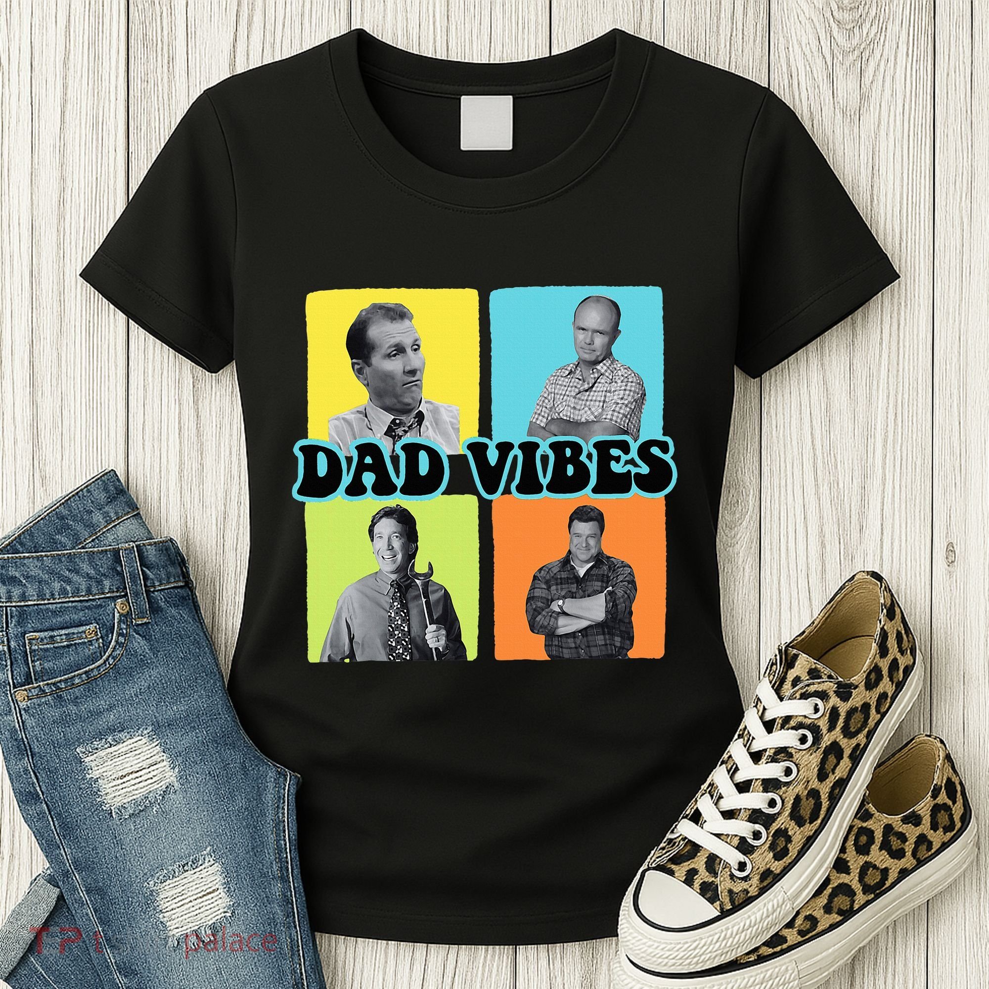 90’S Dad Vibes Funny Dad Life FatherS Day Women's T-Shirt