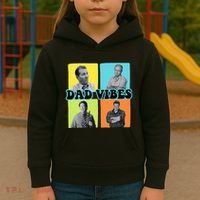 90’S Dad Vibes Funny Dad Life FatherS Day Kids Hoodie thumb 3