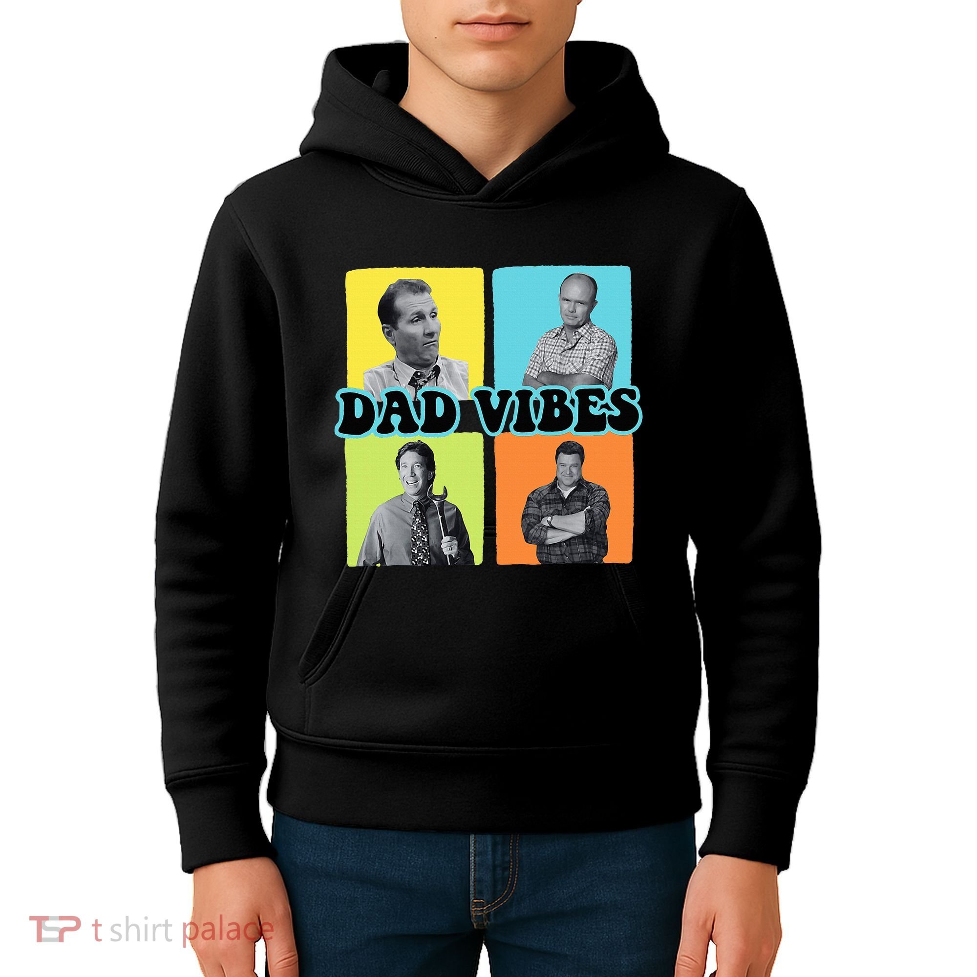 90’S Dad Vibes Funny Dad Life FatherS Day Kids Hoodie