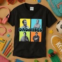 90’S Dad Vibes Funny Dad Life FatherS Day Kids T-Shirt thumb 3
