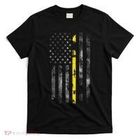 911 Dispatcher With The American Flag On The Back T-Shirt thumb 0