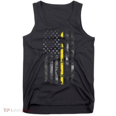 911 Dispatcher With The American Flag On The Back Tank Top