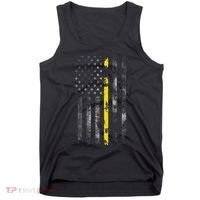 911 Dispatcher With The American Flag On The Back Tank Top thumb 0