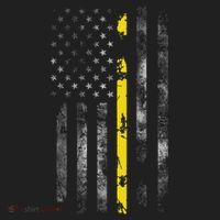 911 Dispatcher With The American Flag On The Back Golf Towel thumb 3