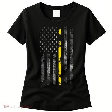 911 Dispatcher With The American Flag On The Back Women's T-Shirt