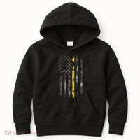 911 Dispatcher With The American Flag On The Back Kids Hoodie thumb 0
