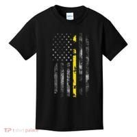 911 Dispatcher With The American Flag On The Back Kids T-Shirt thumb 0