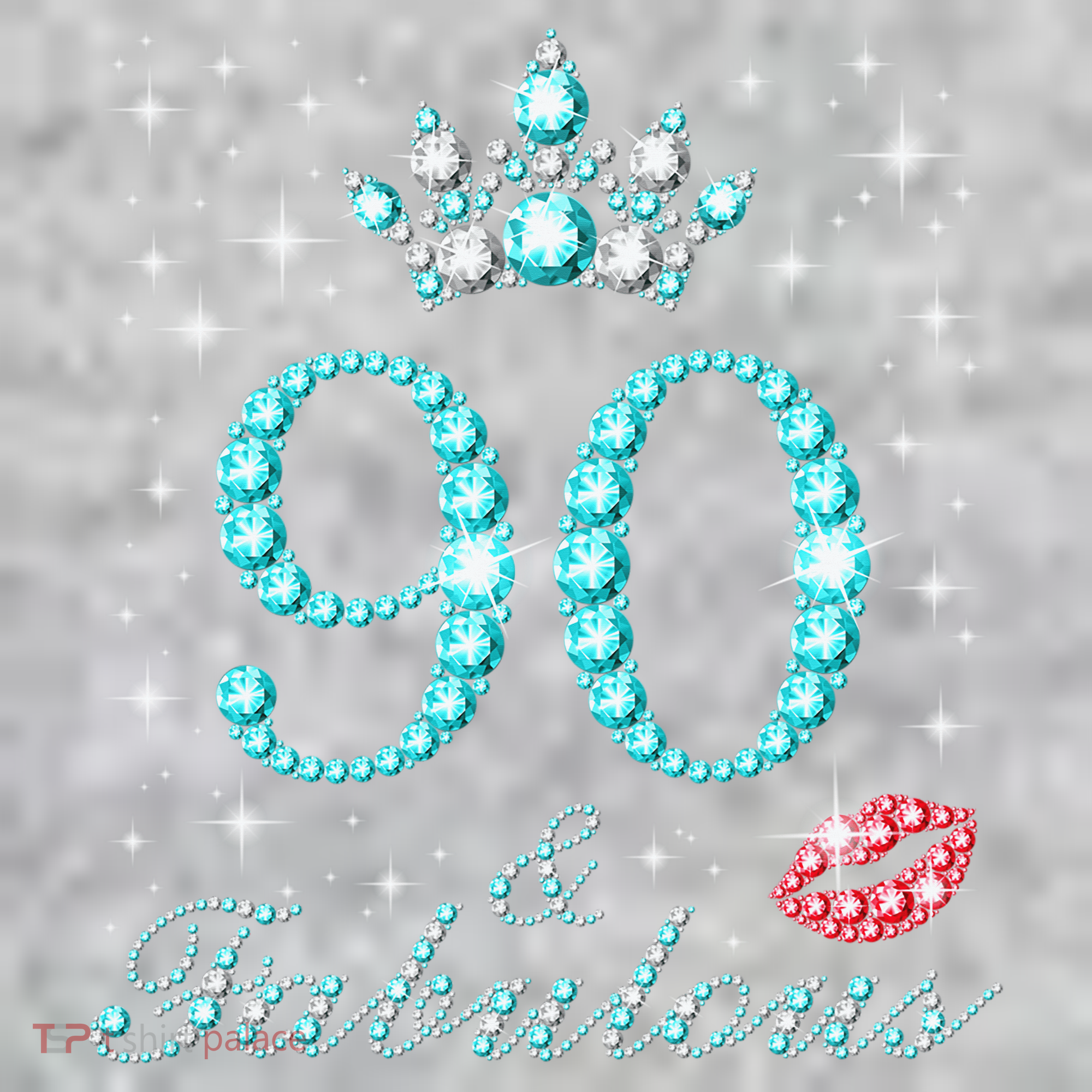 90 & Fabulous 90 Years Old Queen'S Birthday Cute The Baniff Cuffed Pom Beanie