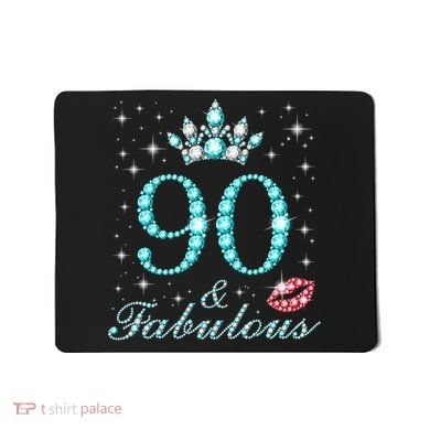 90 & Fabulous 90 Years Old Queen'S Birthday Cute Mousepad