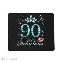 90 & Fabulous 90 Years Old Queen'S Birthday Cute Mousepad thumb 0