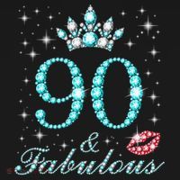 90 & Fabulous 90 Years Old Queen'S Birthday Cute Mousepad thumb 1