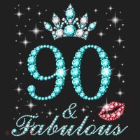90 & Fabulous 90 Years Old Queen'S Birthday Cute Hat thumb 2