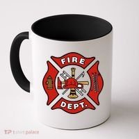 9/11 Fire Department Pocket Logo FDNY 20TH Anniversary Back & Front Coffee Mug thumb 0