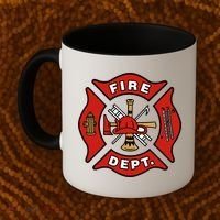 9/11 Fire Department Pocket Logo FDNY 20TH Anniversary Back & Front Coffee Mug thumb 2