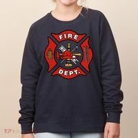 9/11 Fire Department Pocket Logo FDNY 20TH Anniversary Back & Front Women's Sweatshirt thumb 0