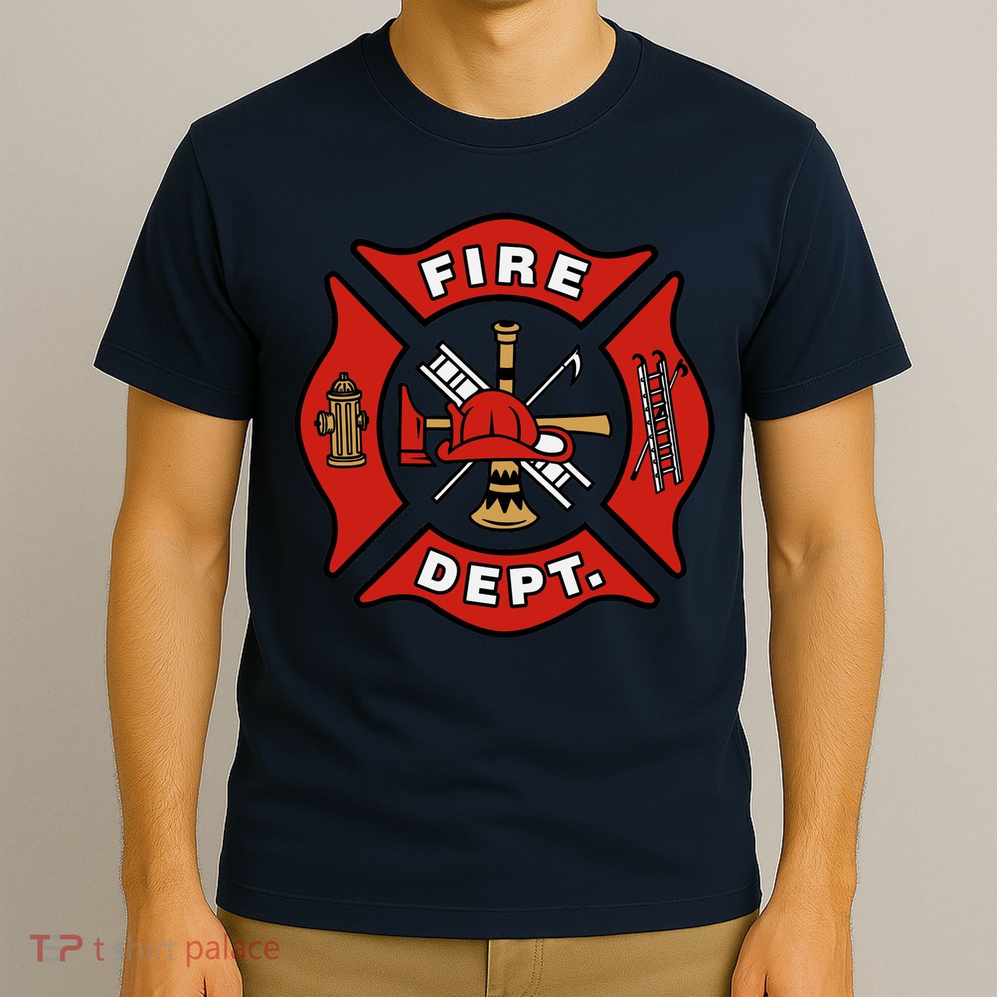 9/11 Fire Department Pocket Logo FDNY 20TH Anniversary Back & Front T-Shirt