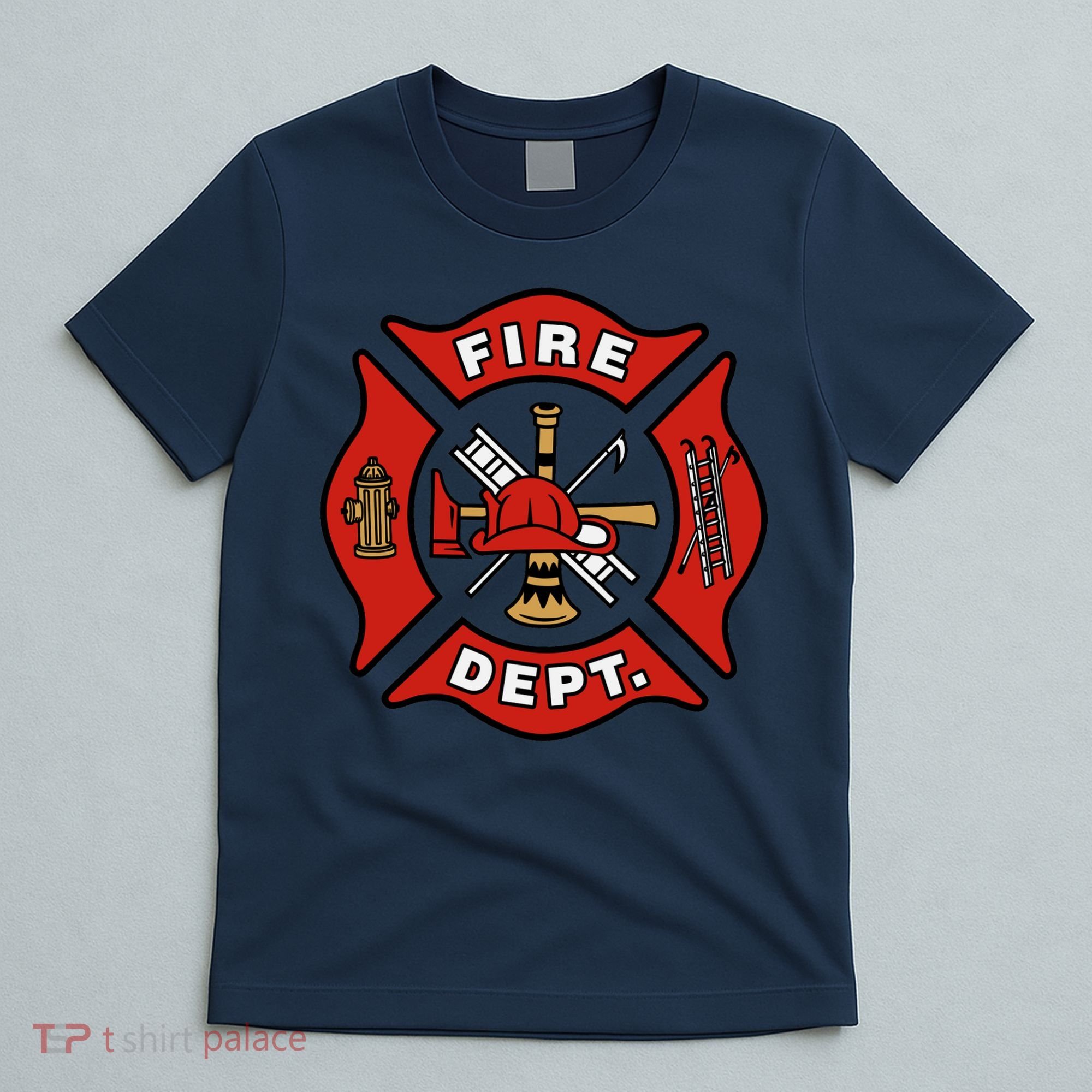9/11 Fire Department Pocket Logo FDNY 20TH Anniversary Back & Front T-Shirt