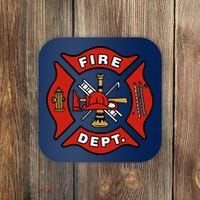 9/11 Fire Department Pocket Logo FDNY 20TH Anniversary Back & Front Coaster thumb 0