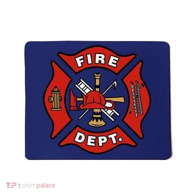 9/11 Fire Department Pocket Logo FDNY 20TH Anniversary Back & Front Mousepad